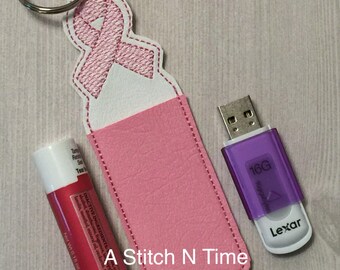 Ribbon chapstick holder , Ribbon lip balm, USB
