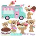Payton Loves Ice Cream EXCLUSIVE Clipart-Instant Download-Digital Clipart