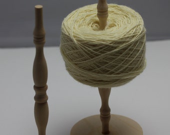 Wooden Yarn Spindle / bobbin / yarn ball caddy