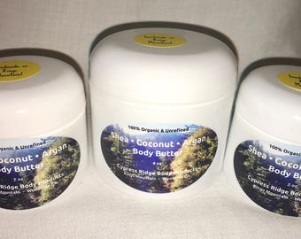 Shea * Coconut * Argan Body Butter