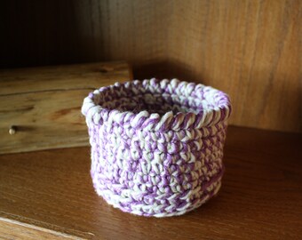 Crocheted Yarn Basket