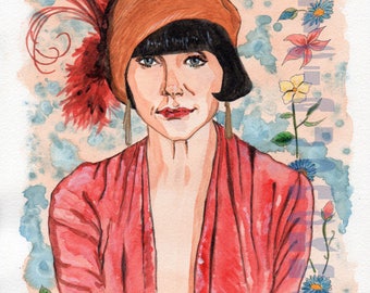Essie Davis as Miss Fisher, detective TV series.