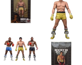 Rocky Balboa (Gold Trunks) ROCKY 3 Series 1 Neca The 40th Anniversary 2017 7" Inch Action FIGURE