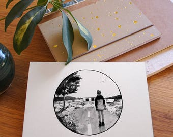 Gedankenrauschen 09: Dead End . DIN A6 Print