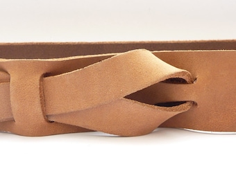 Safari Outback Brown, Brown Leather Belt, Leather Belt, Muse Belt 1-1/4 inch