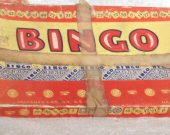 1940's Milton Bradley Bingo