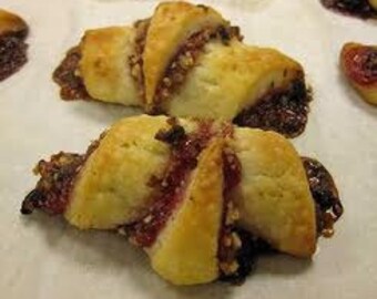 Raspberry Chocolate Rugelach