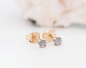 Labradorite Studs | 14K Gold Filled | Tiny Ear Studs | Labradorite Earrings | Minimalist Ear Studs | Dainty Stud Earrings | Gift For Her