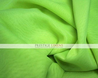 120 YARDS 360 ft Voile Fabric 118" Wide - Sheer Voile Drape Drapery Fabric Chiffon Fabric - LIME