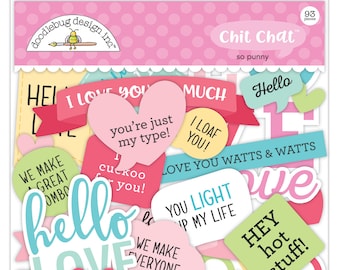 Valentine So Punny Chit Chat By Doodlebug