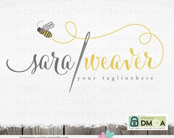 sewing logo premade logo needle logo logo design bee logos applique logos thread logo logo design photography logo photography logo sewing
