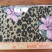 Destash- 2 Full Yards of Cheetah Print And Purple Floral Cotton Quilting Fabric
