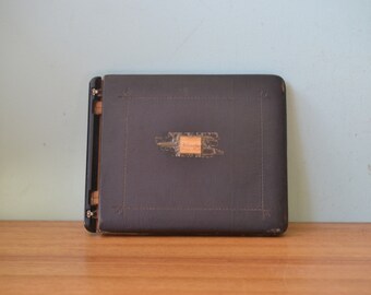 Vintage The Goliath-Thong Binder 1938 leather binder folder book LBT2