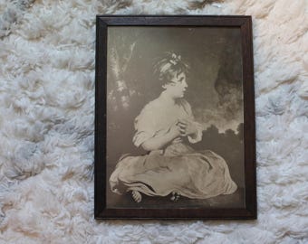 Framed Print of Vintage Drawing