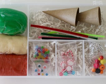 Christmas Tree Play Dough Kit