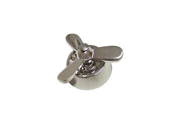 Silver Toned Propellor Magnet