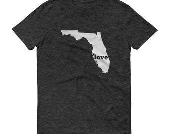 Florida Shirt, Florida TShirt, Florida Love Shirt, Florida Tee, State Pride, Florida Gifts, Florida State, Map, Shirt, TShirt, Tee, FL