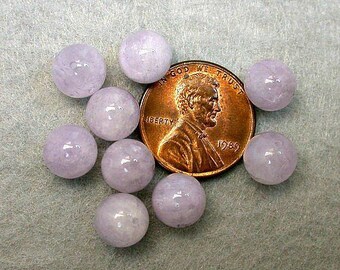 Vintage CAPE AMETHYST Beads Lavender 8mm pkg 8 rb51