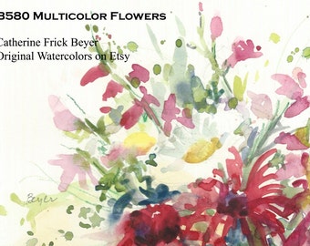B580 Multicolor Flowers