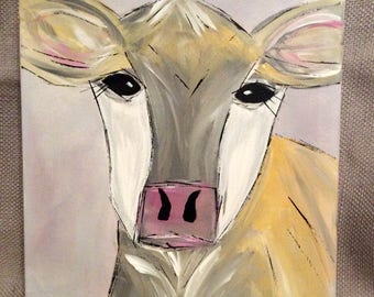 Original Cow Painting