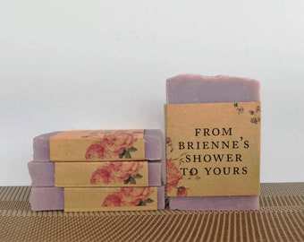 30 Bridal shower favors custom labels baby shower soap favors wedding favors bridal shower guest soap mini soap homemade shower soap favors
