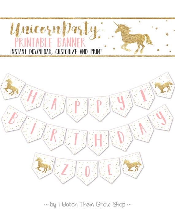 printing birthday banner