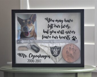 Dog Memorial, Pet Memorial, Pet Memorial Shadow Box, Dog, Shadow Box, Cat Memorial, Dog Memorial Shadow Box 11x14 Large