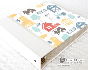 0 to 12 months Baby Memory Book - Farm