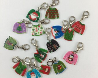 Ugly Christmas Sweater Charms