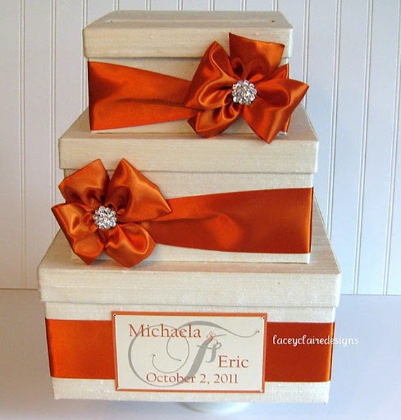 Wedding Gift Card Money Box Holder Custom Made