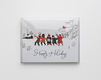 Happy Holiday Card - Pack of 4