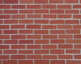 500 1:12th Victorian Red Miniature Brickslips