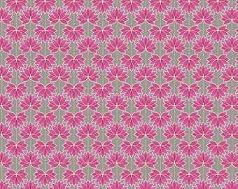 Minshan A119-1 Pink Lotus Flower Lewis & Irene Patchwork Quilting Fabric