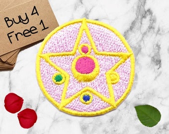 Sailor Moon Patches Symbol Patches Iron On Patch Embroidered Patch Sew On Patch Tumblr Patches Patches For Girls