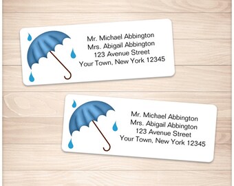 snowflake address label