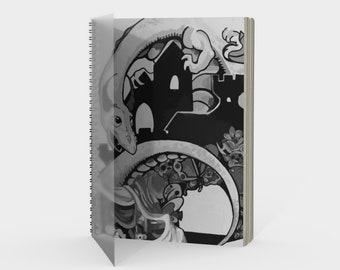Dragonscape Spiral Notebook