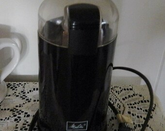 Vintage Coffee Bean Grinder,Melitta Electric Coffee Bean Grinder, Electric Grinder