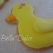 Sweet Baby Duck Cookies 1 Dozen 12 Baby Shower Favor