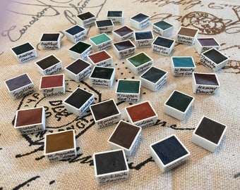 Primatek Watercolor Paint by Daniel Smith - Hand Poured Half Pans - (You choose the color)