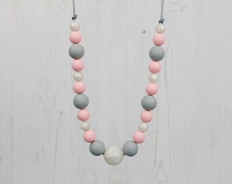 Silicone Teething Beads, Gift for Mum, Nursing Jewellery, Breastfeeding Necklace, Mother's Day Gift, New Mum Gift, Baby Shower Present, Baby