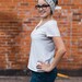 Beehive Bun Hat with Bow - Striped Beehive Bun Beanie - Messy Bun Hat - Messy Bun Beanie with a Bow - Bow Bun Beanie - Beehive Ponytail Hat