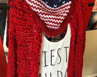 Proud to be an American infinity scarf