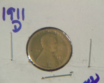 1911 D Lincoln Wheat Penny (ZP14)