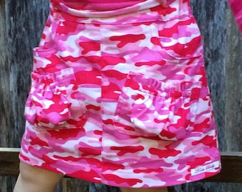 Koda Cargo Skirt PDF pattern and tutorial - sizes 1 to 6 - Girl - By Koda Baby