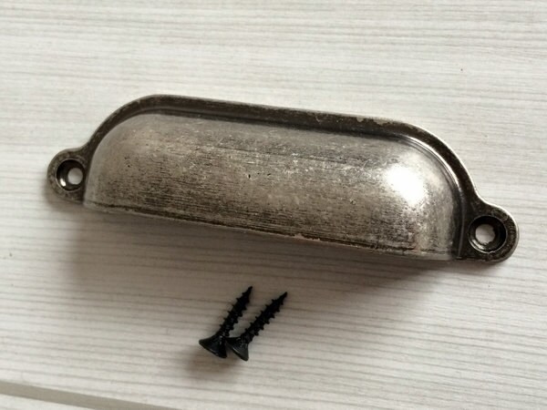 Antique Black Silver Retro Bin Drawer Pull Dresser Pulls Knobs 🔎zoom - Antique Black Silver Retro Bin Drawer Pull Dresser Pulls Knobs