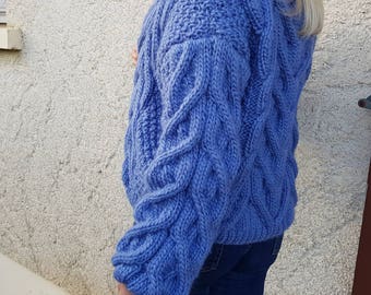 Vest handmade Bomber 100% wool