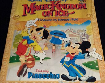Walt Disney's Magic Kingdom on Ice Oversized Book, 1987