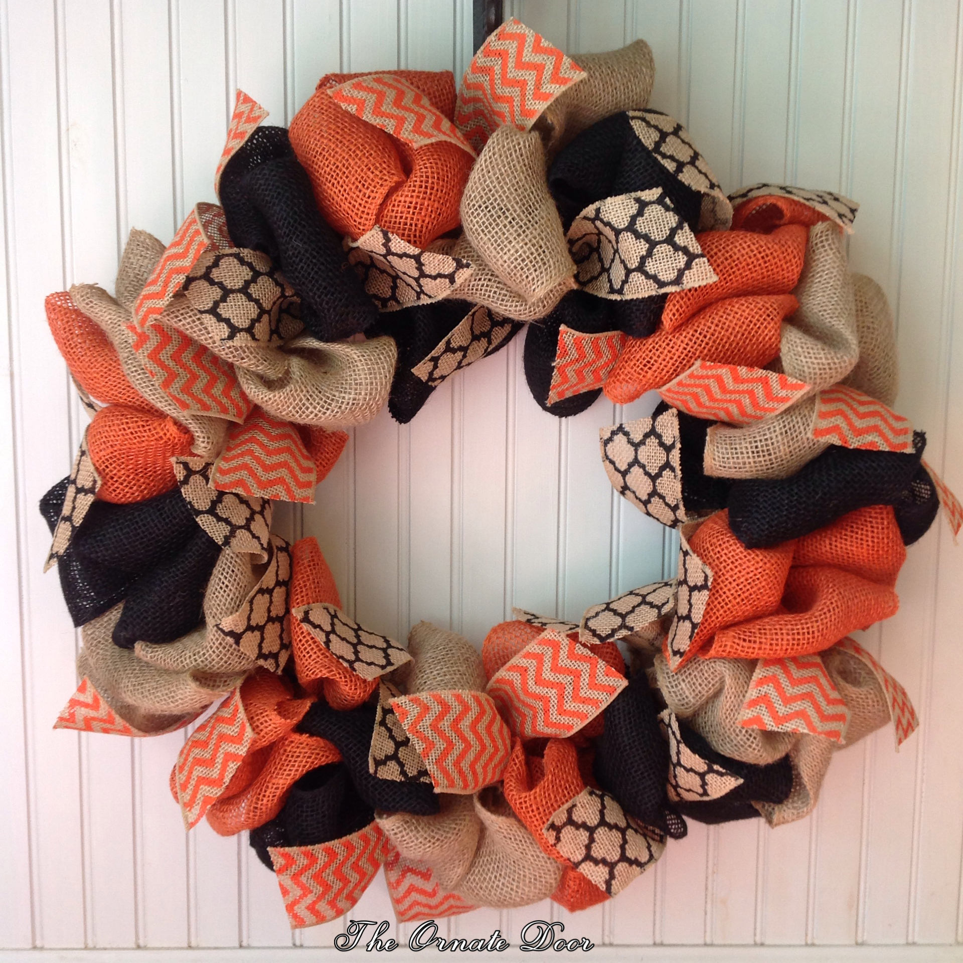 Fall burlap wreath fall wreath Halloween wreath Halloween