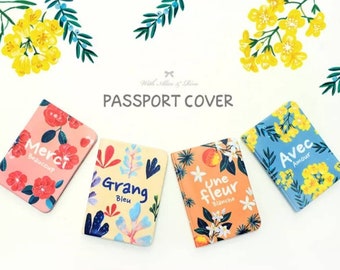 JParadise - Flower Passport Cover/ Passport Holder/ Passport Case/ Travel Wallet/ Travel Gift (4 Styles)