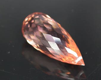 15.8 ctw. peach morganite pendant loose gemstone.